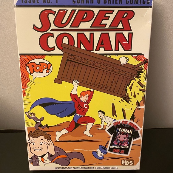 Super Conan Funko T-shirt NWT - Picture 1 of 2